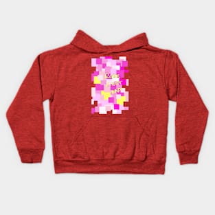 Pink is Me, french pink fabric pattern Kids Hoodie